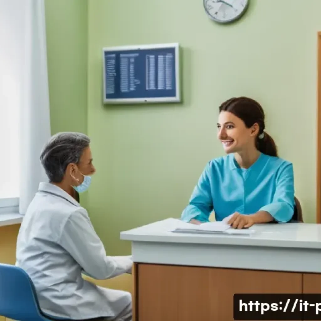 보건소 치과 치료 가능 여부 - **Prompt:** A clean, brightly lit waiting room in an Italian public dental clinic (ASL). Several Ita...