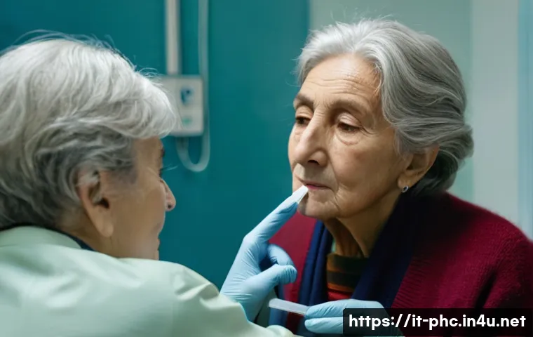 보건소에서의 독감 검사 관련 이미지 1