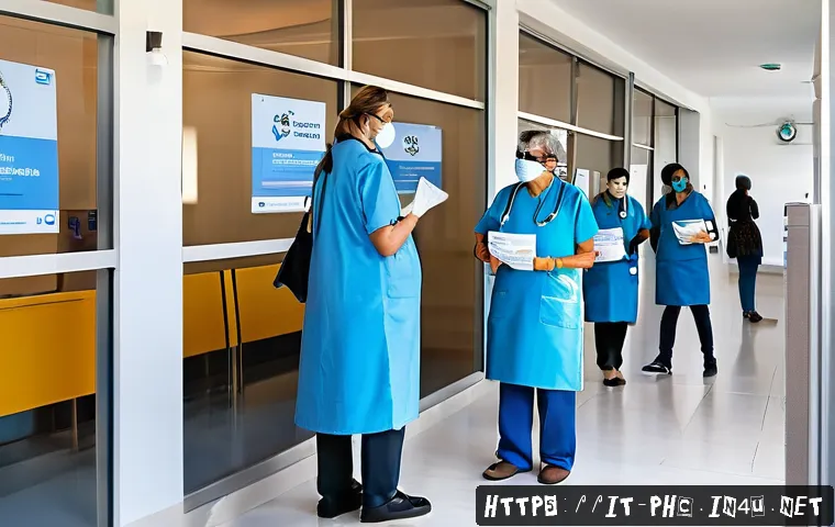 보건소 예방접종 비용 지원 - A modern Italian vaccination center interior, bright and clean environment with clear signage in Ita...